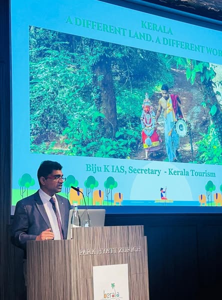 Kerala Tourism B2B Meet in Zurich showcasing “God’s Own Country”, 30.09.2025
